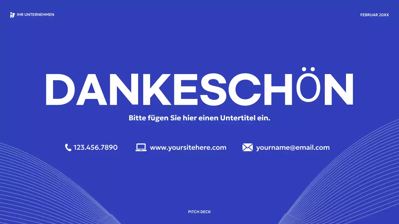 blaues modernes Verkaufsgespräch