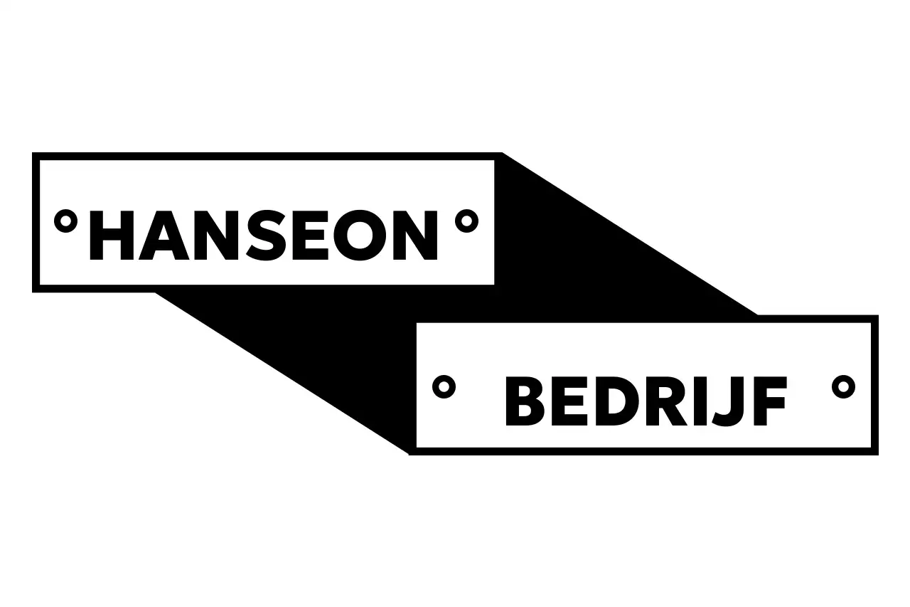 Zwart eenvoudig logo