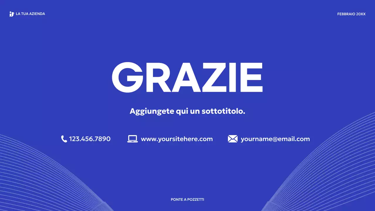 blu, moderno passo di vendita