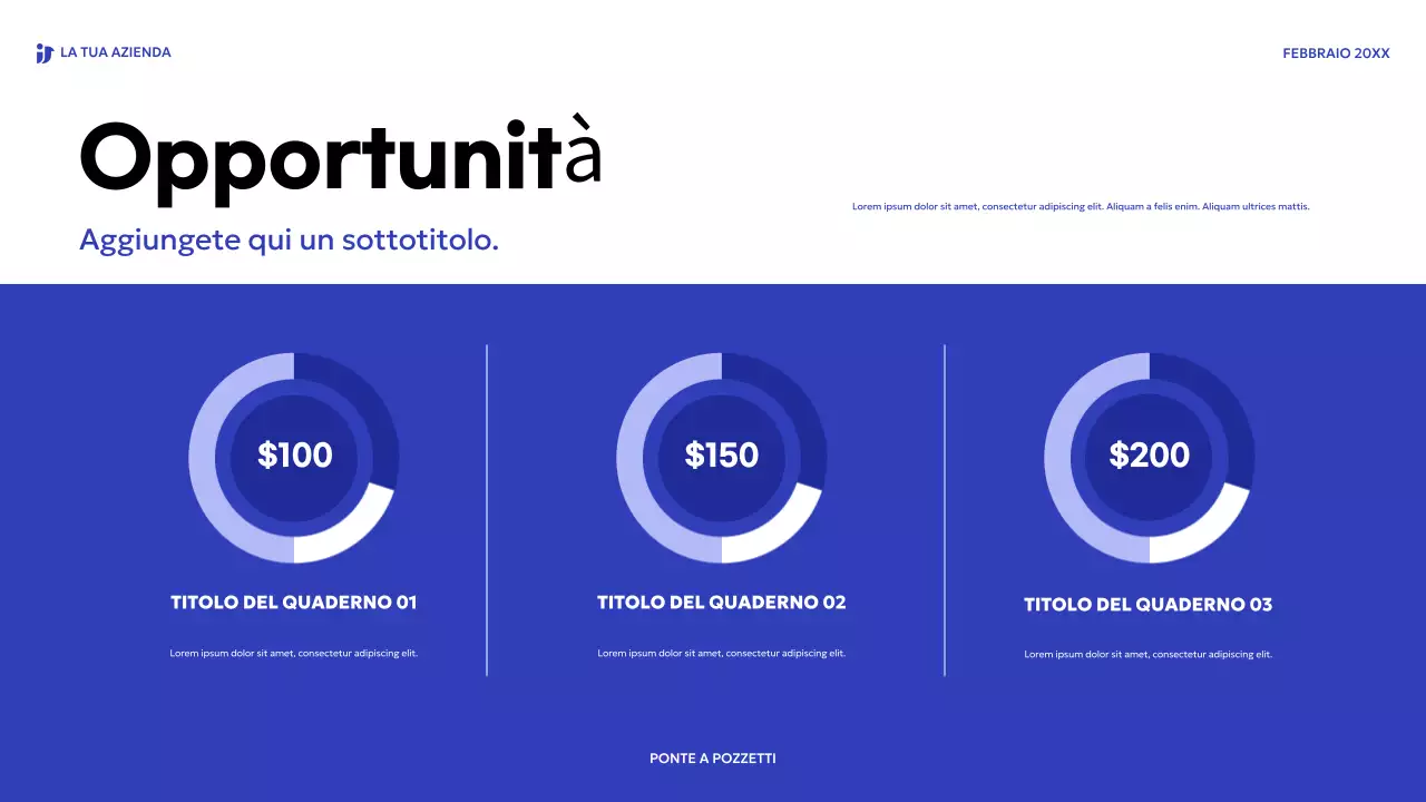 blu, moderno passo di vendita