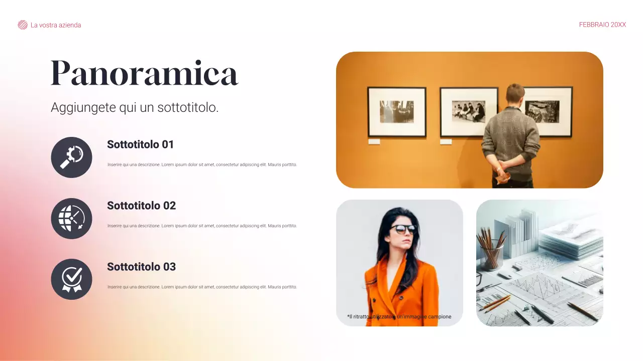 documento di piano di progetto grigio moderno