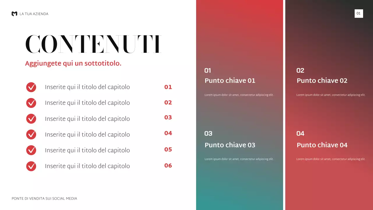 presentazione di vendita nera moderna