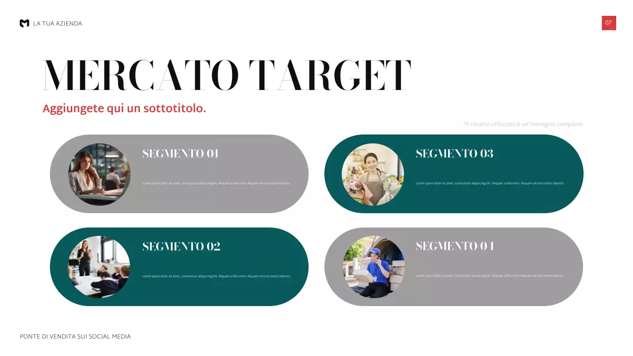 presentazione di vendita nera moderna