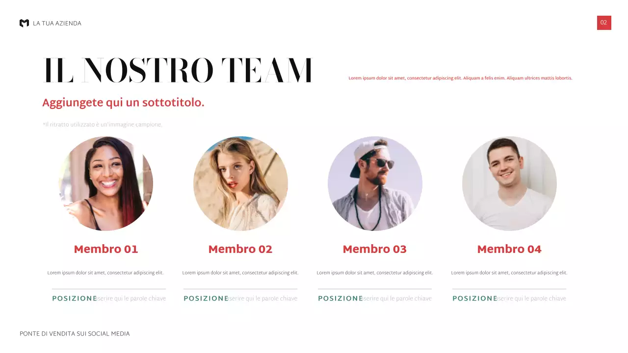 presentazione di vendita nera moderna