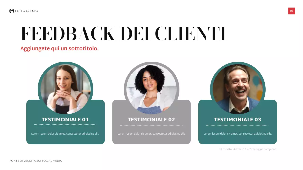 presentazione di vendita nera moderna