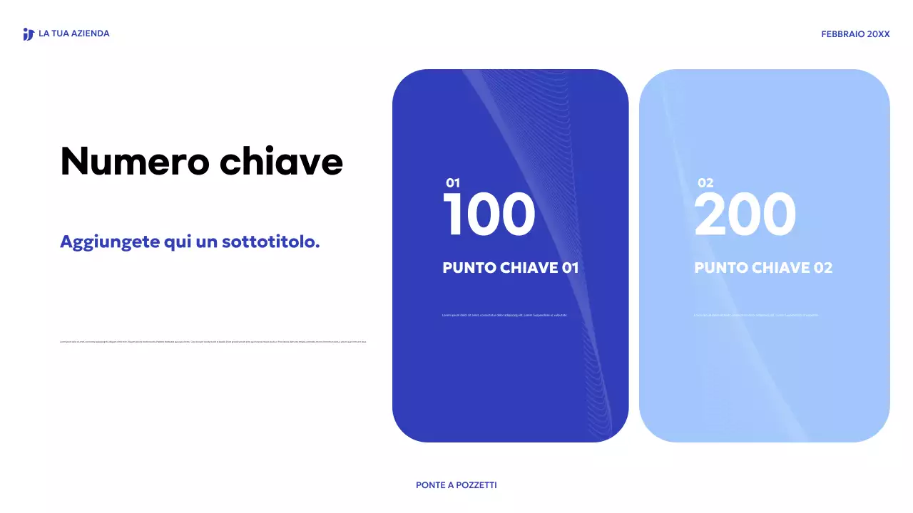 blu, moderno passo di vendita