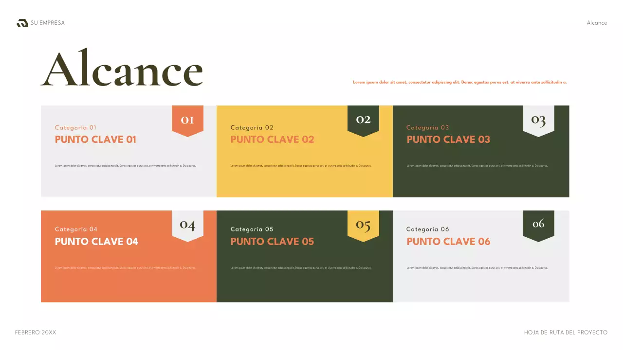 documento del plan del proyecto green modern