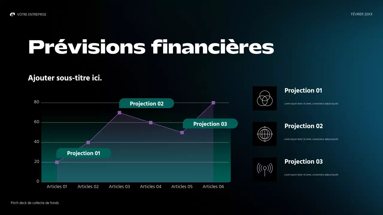 hologramme arc-en-ciel abstrait startup pitch