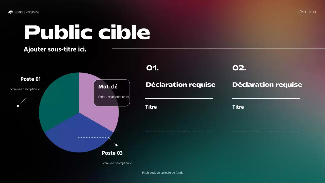 hologramme arc-en-ciel abstrait startup pitch