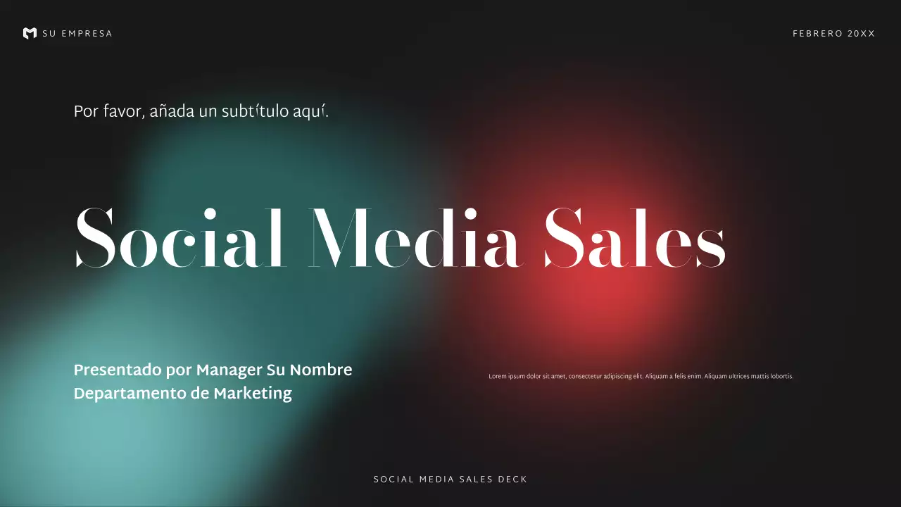 presentación de ventas black modern