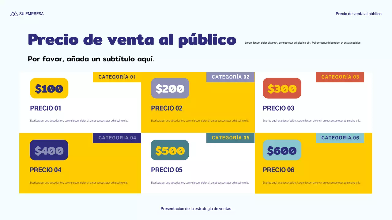 presentación de ventas blue modern