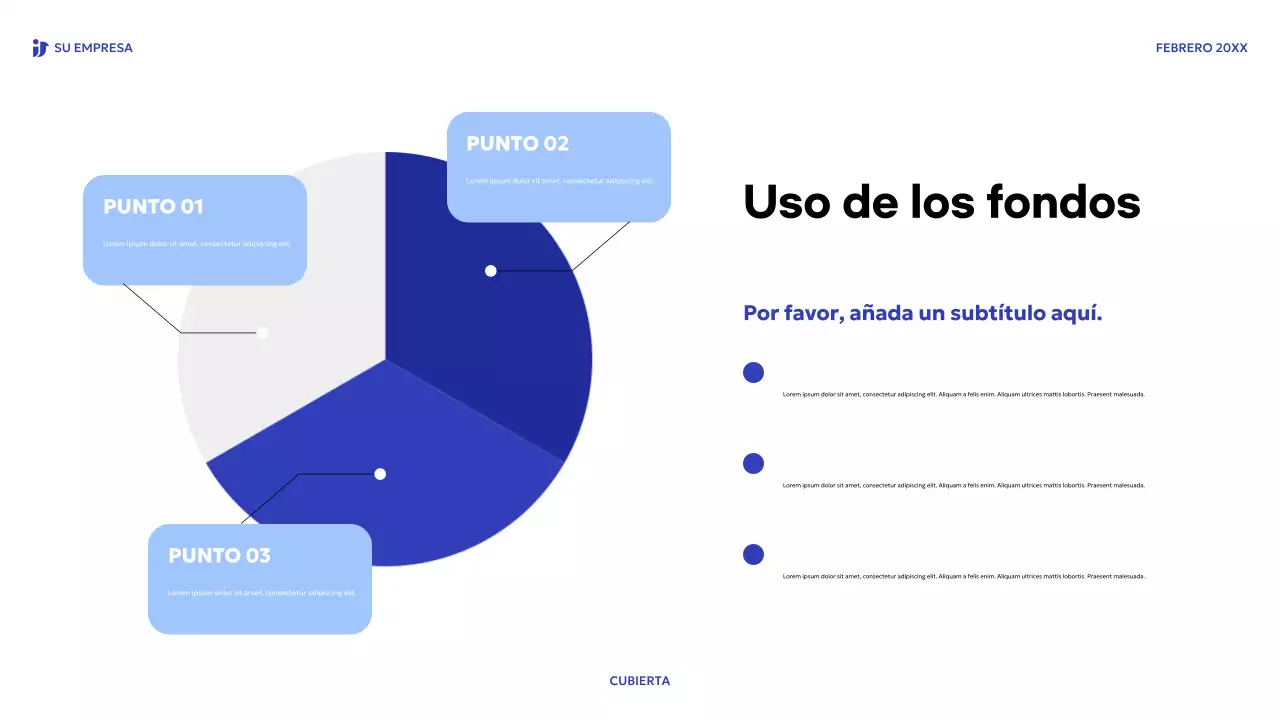 argumento de venta moderno azul