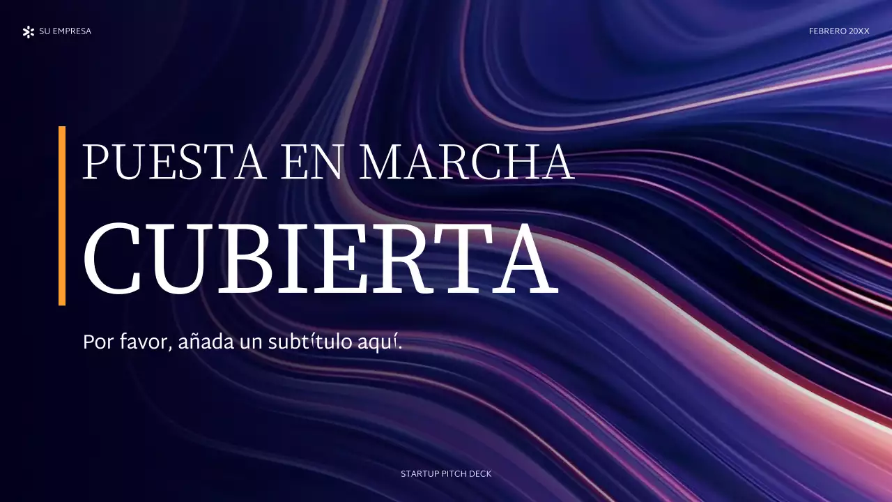 purple abstract startup pitch