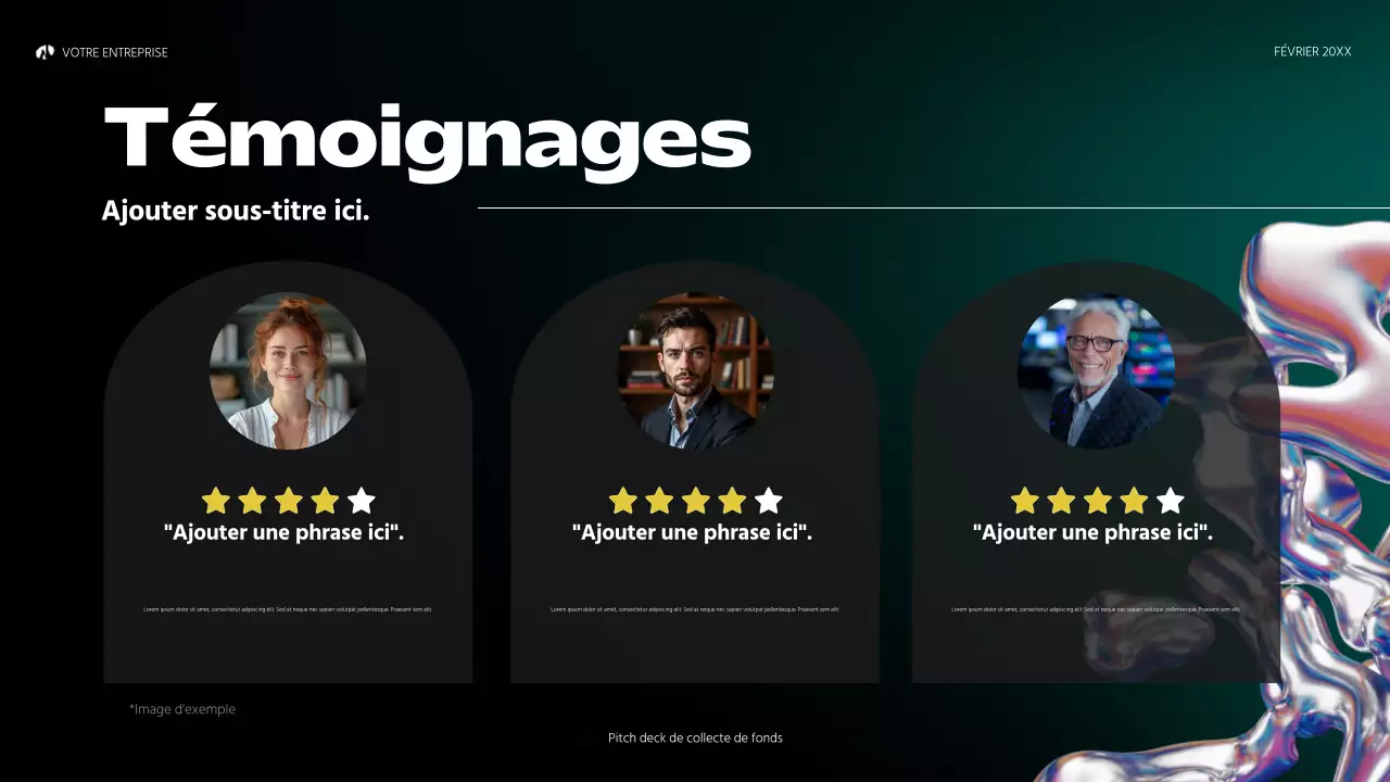 hologramme arc-en-ciel abstrait startup pitch