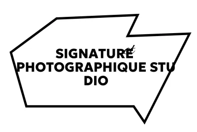 Formes simples noires logo wording