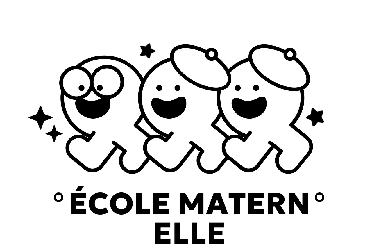 Logo simple pour l'école maternelle