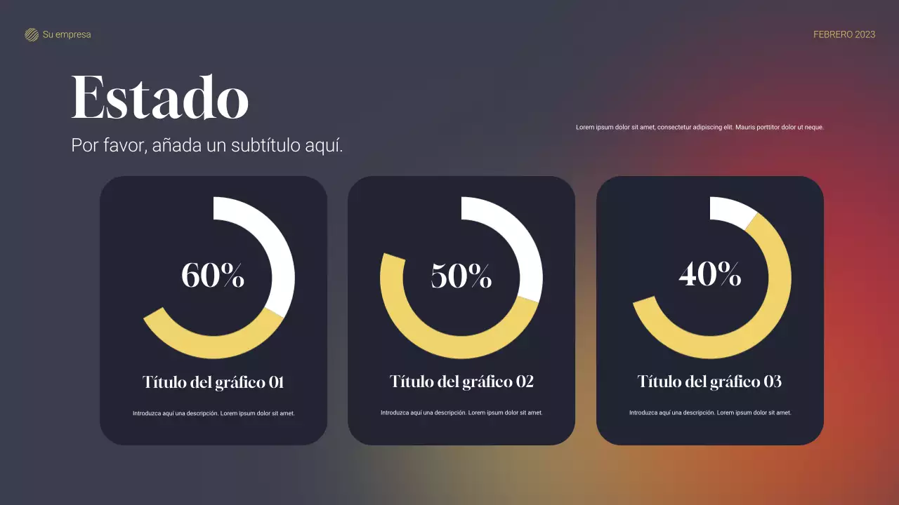 documento de plan de proyecto moderno y gris