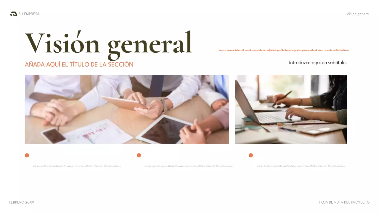 documento del plan del proyecto green modern