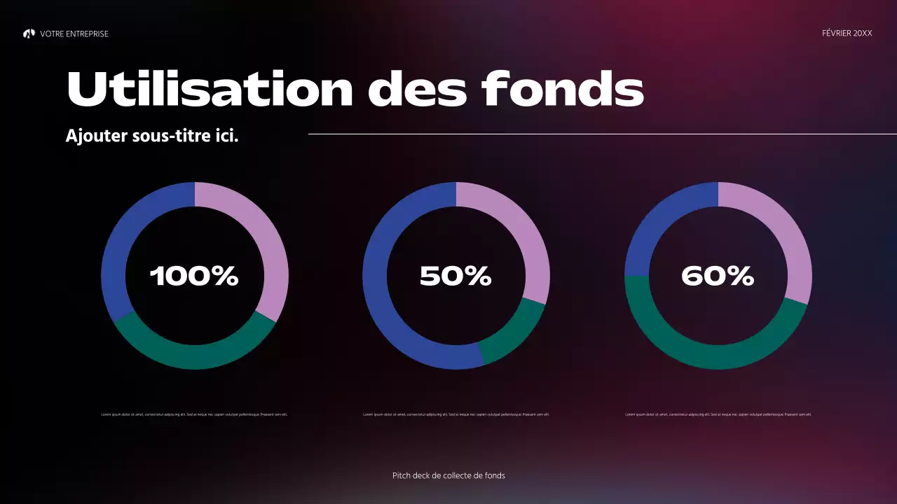 hologramme arc-en-ciel abstrait startup pitch