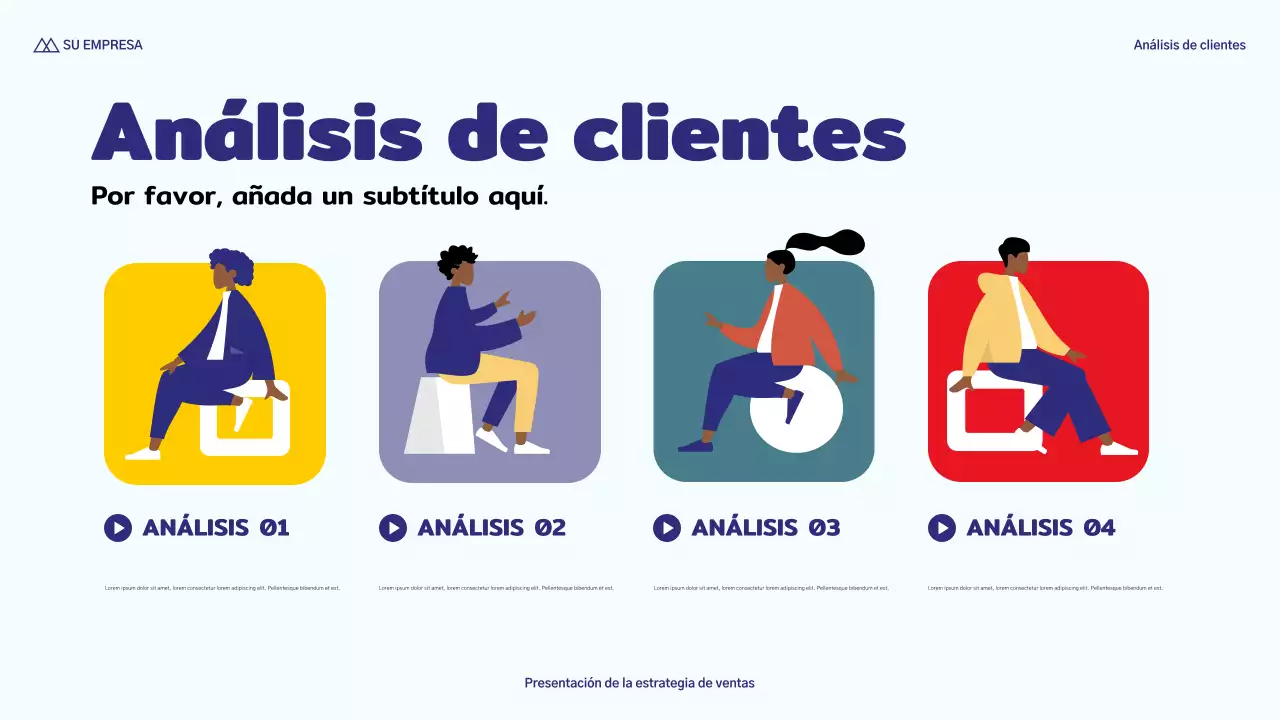 presentación de ventas blue modern