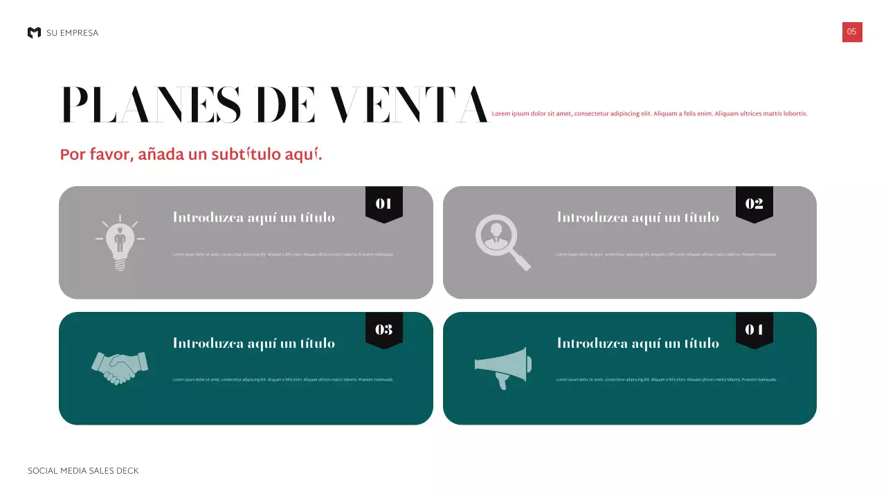 presentación de ventas black modern