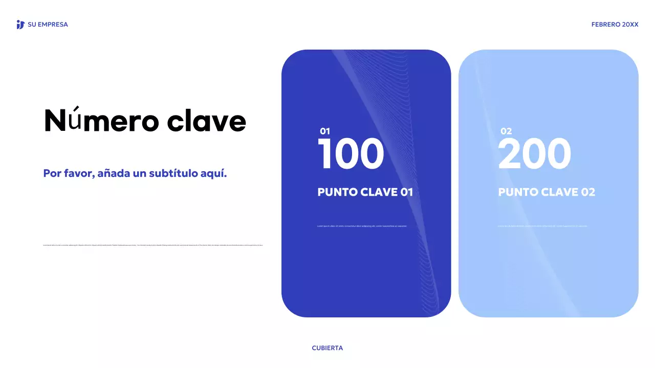 argumento de venta moderno azul