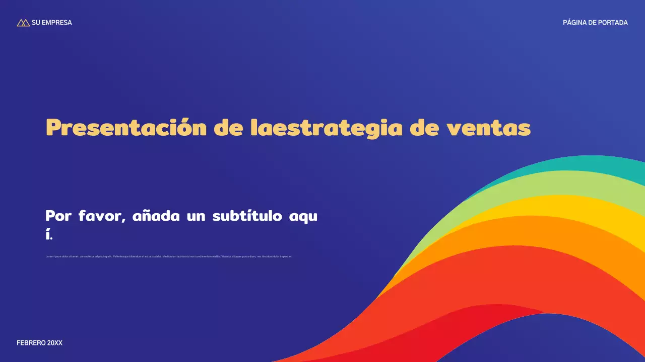 presentación de ventas blue modern