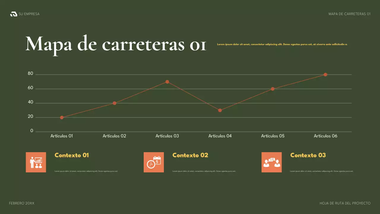 documento del plan del proyecto green modern