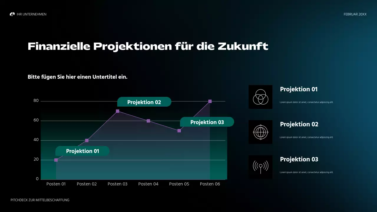 Regenbogen holographische abstrakte Startup Pitch