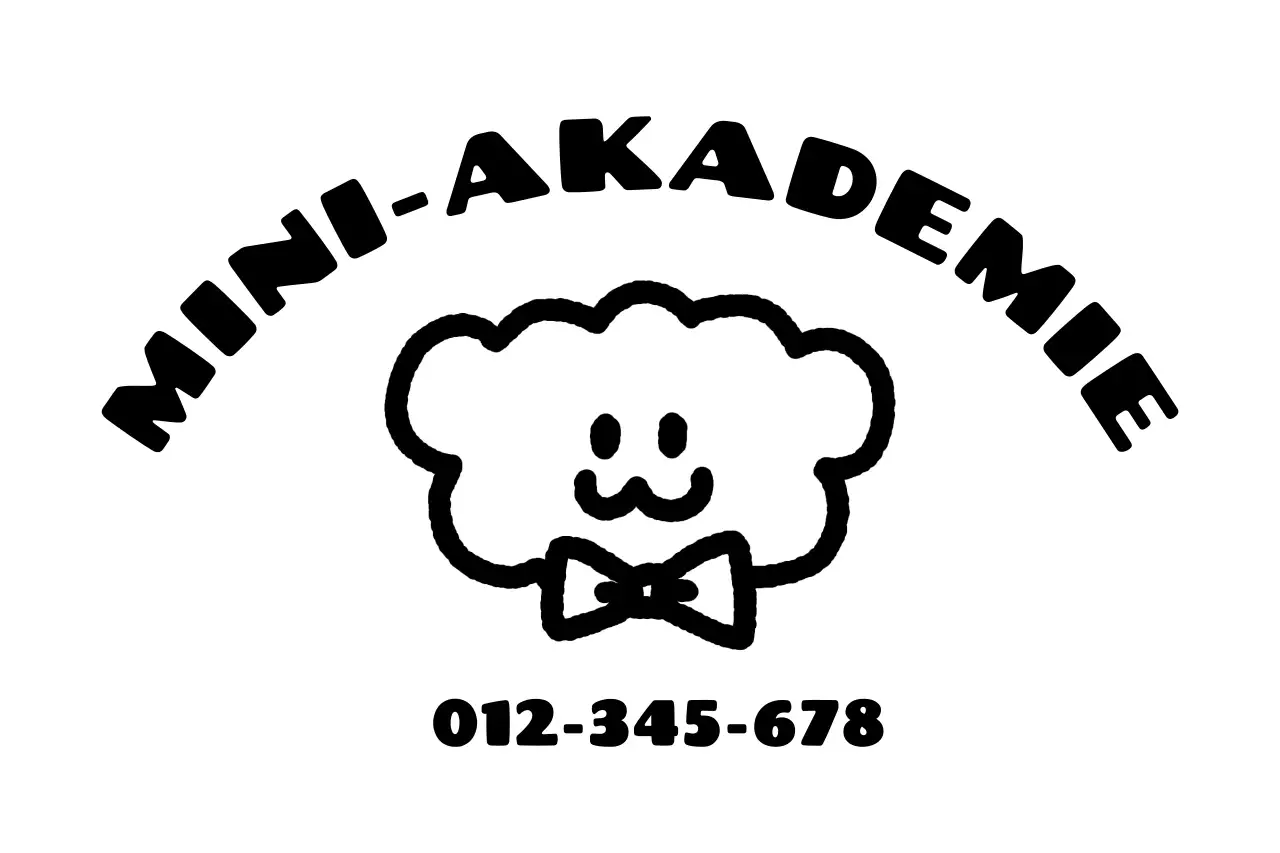 Einfacher Hundelogo-Wortlaut