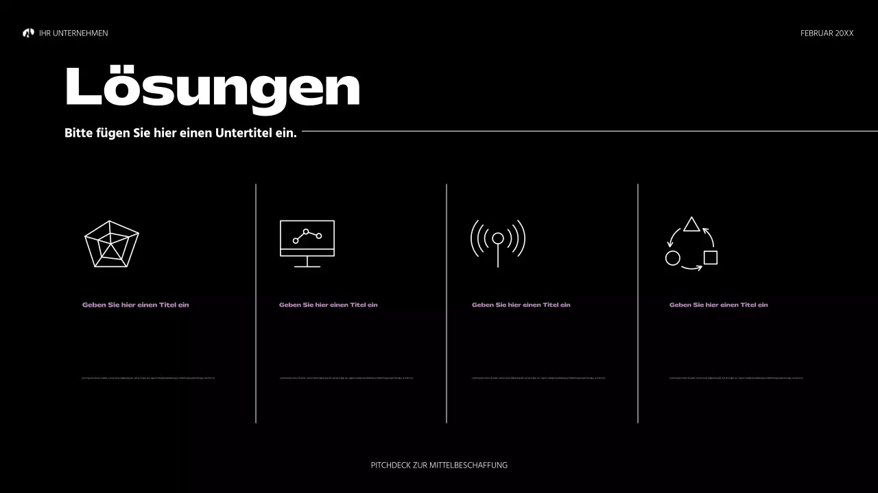 Regenbogen holographische abstrakte Startup Pitch