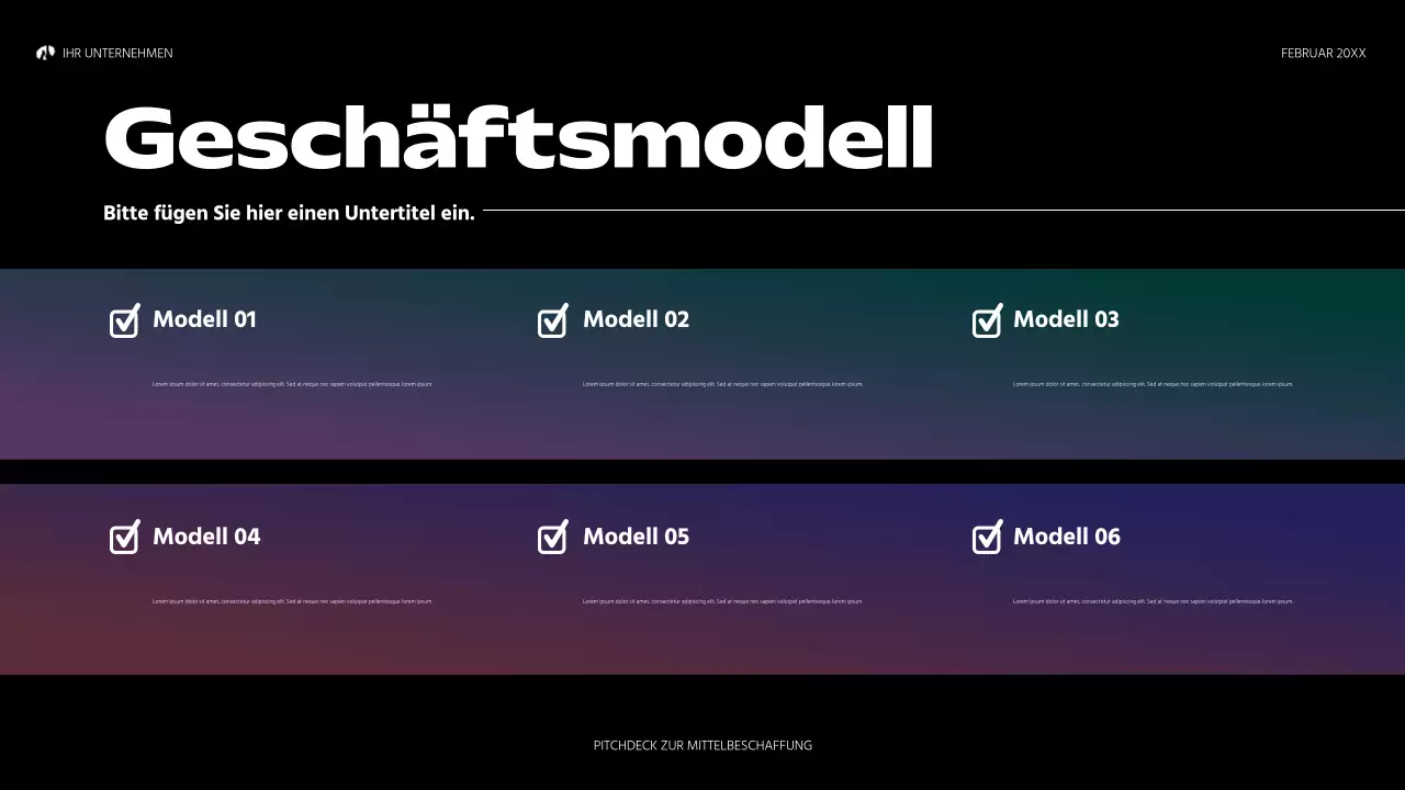 Regenbogen holographische abstrakte Startup Pitch