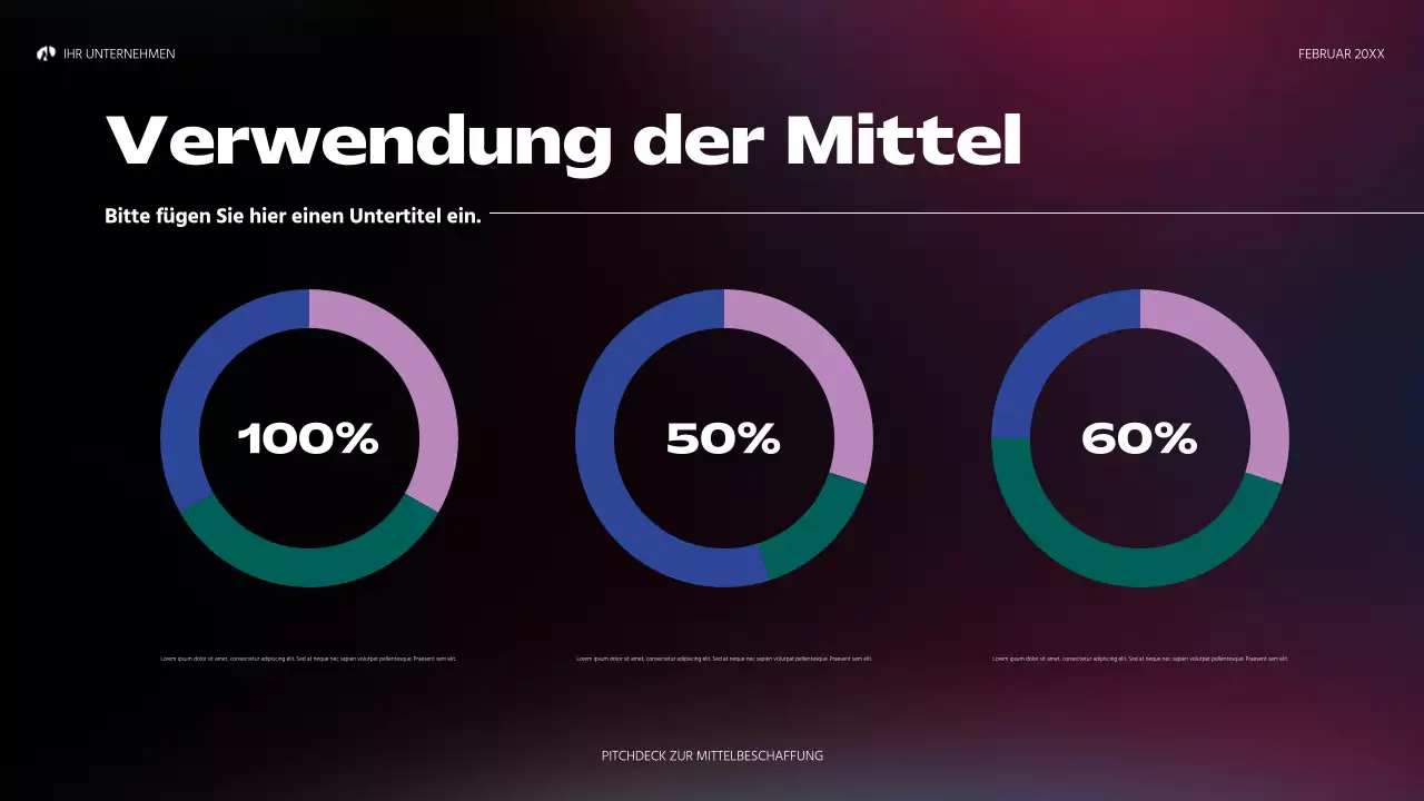 Regenbogen holographische abstrakte Startup Pitch