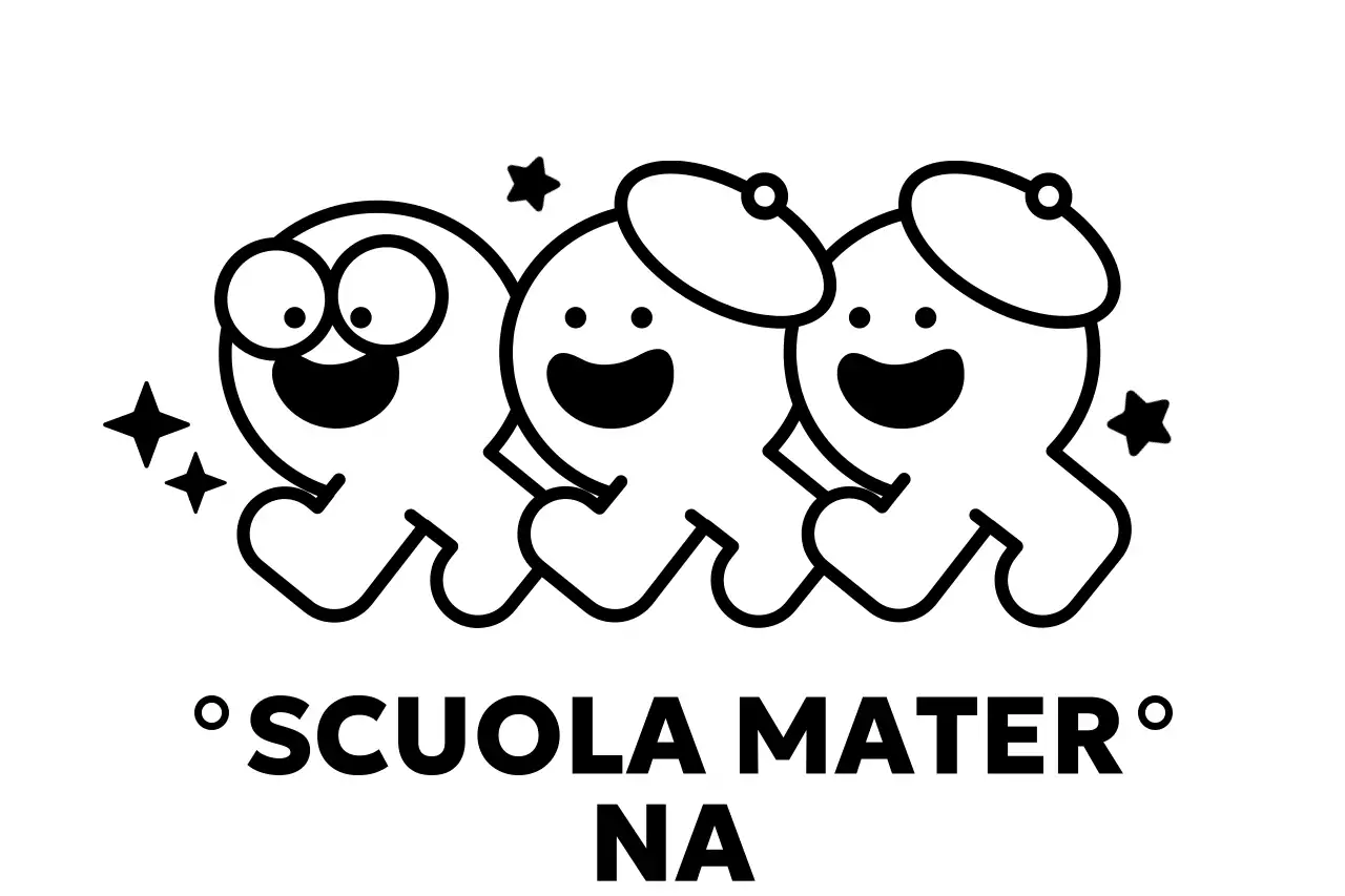 Logo semplice dell'asilo