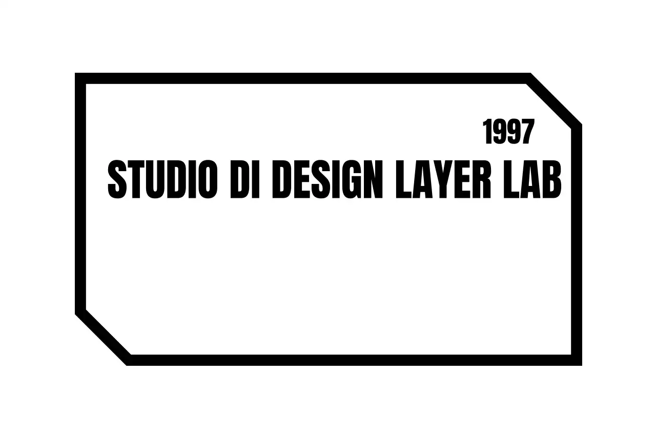 Logo di design semplice in bianco e nero