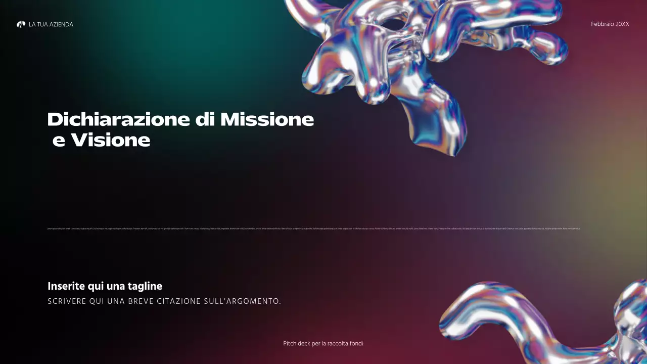 lancio di startup astratte olografiche arcobaleno