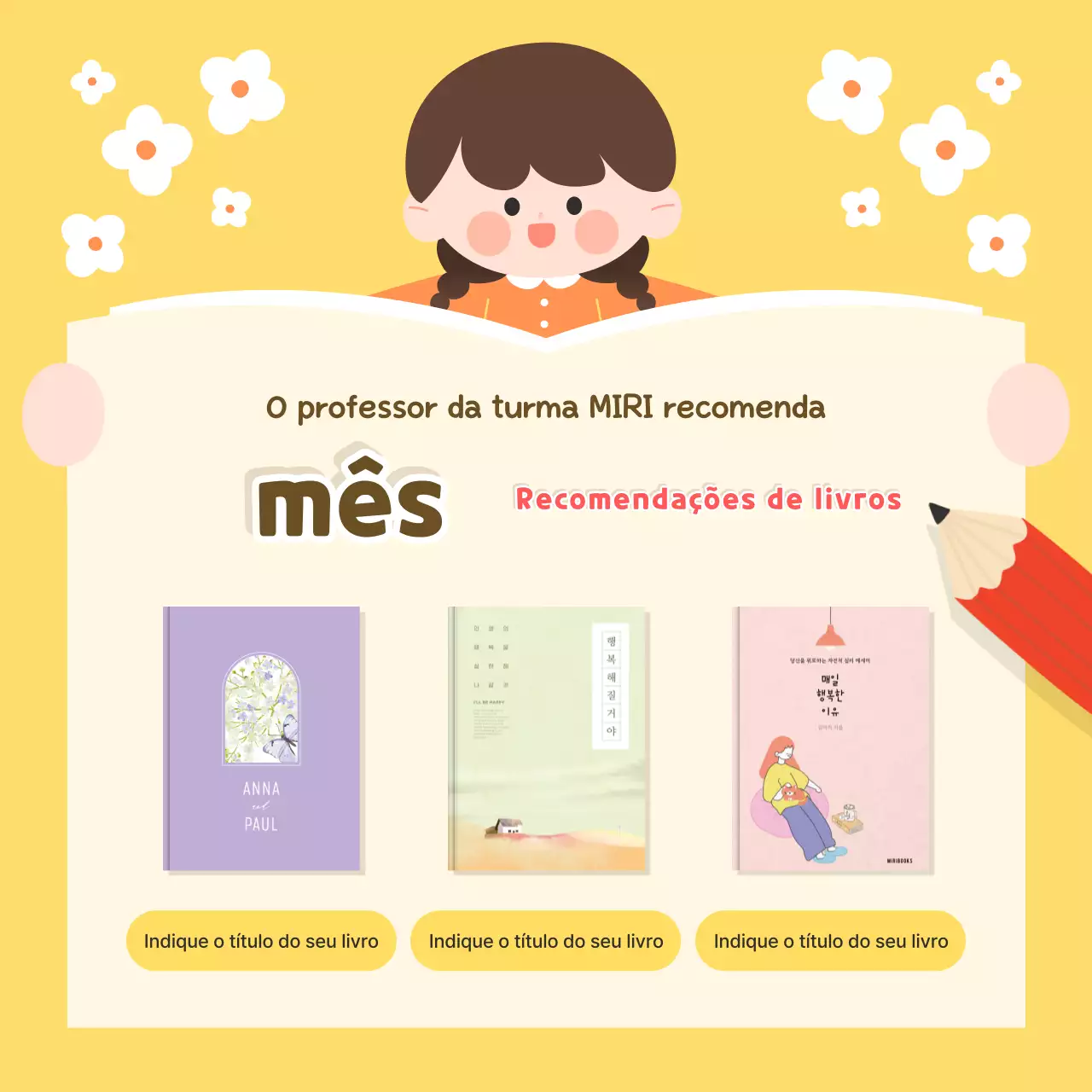 Recomendações de leitura Yellow Cosy