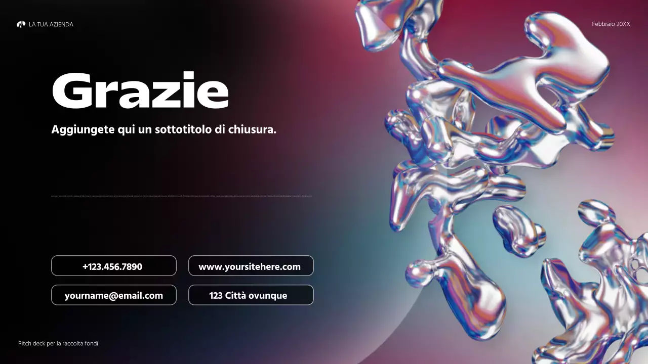 lancio di startup astratte olografiche arcobaleno