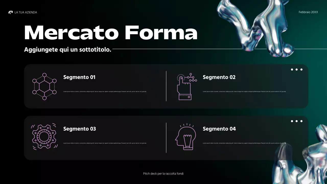 lancio di startup astratte olografiche arcobaleno