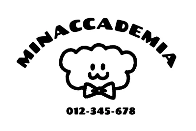 Semplice dicitura del logo del cane