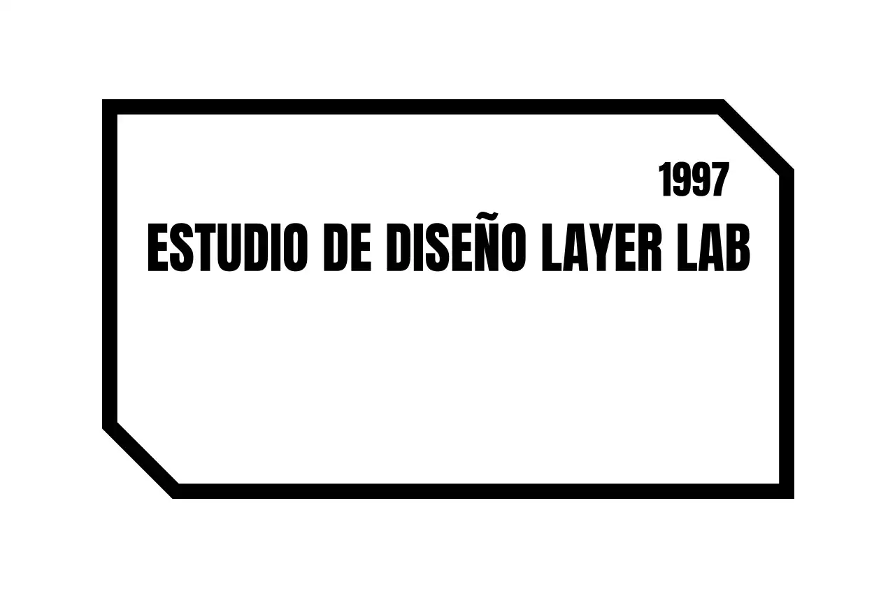 Logotipo de diseño sencillo en blanco y negro