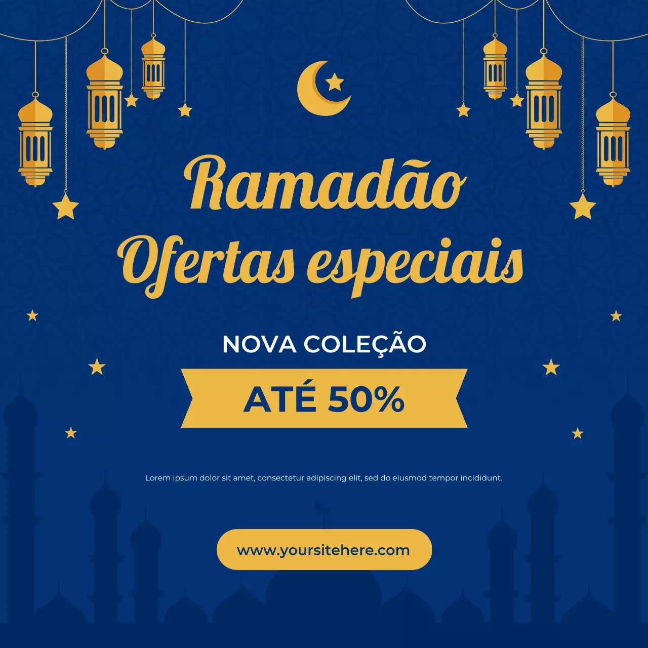 Promoção nas redes sociais do Ramadão Venda
