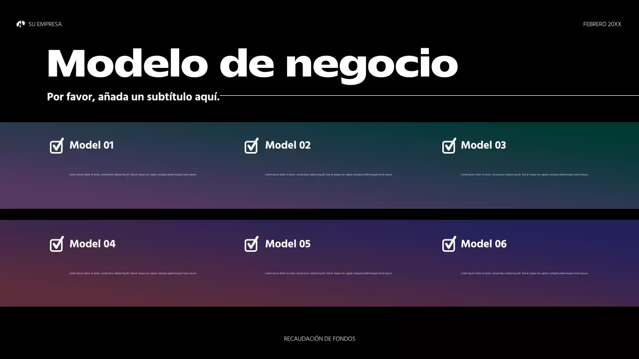 arco iris holográfico abstracto startup pitch