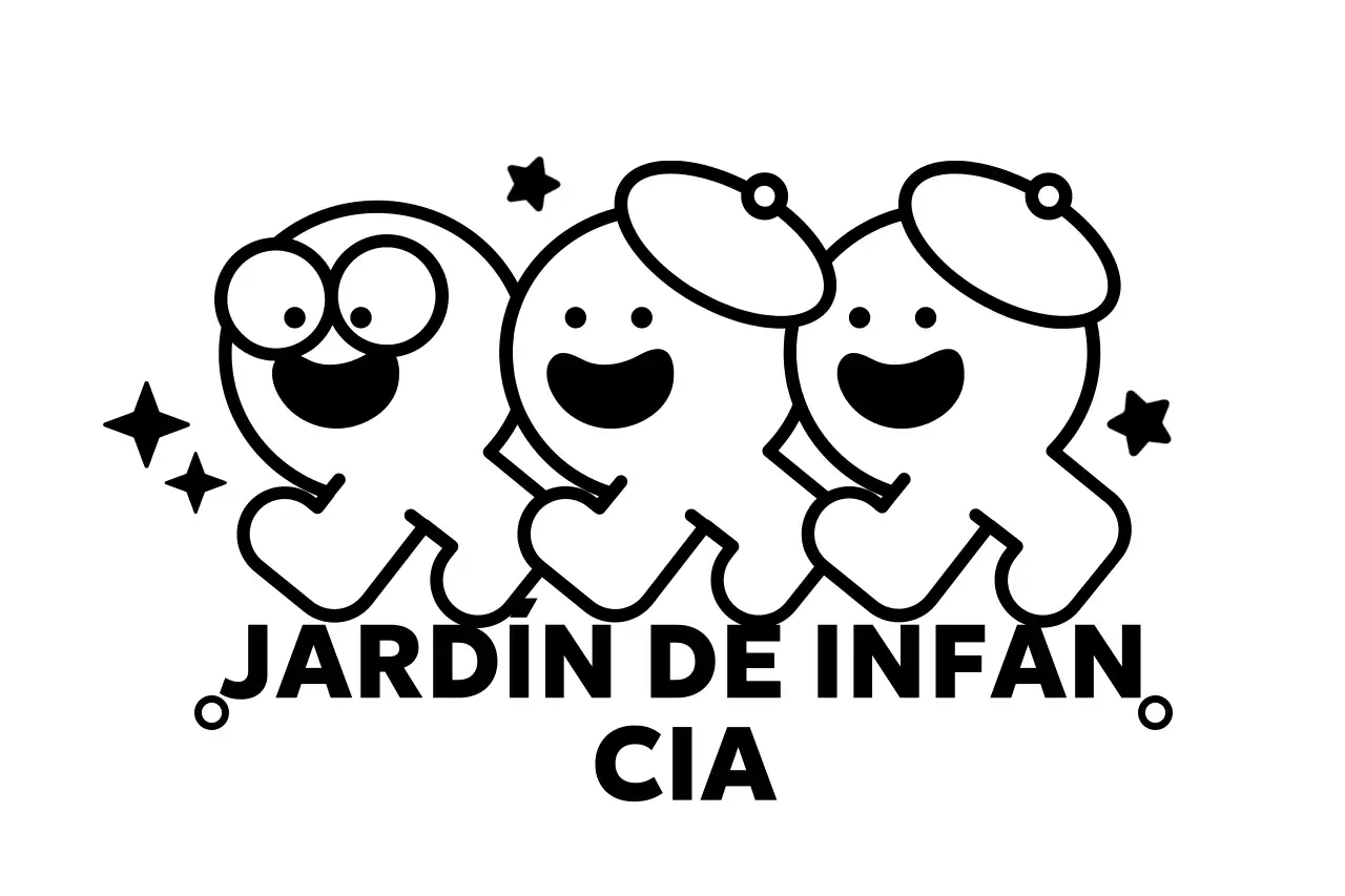 Logotipo simple de jardín de infancia