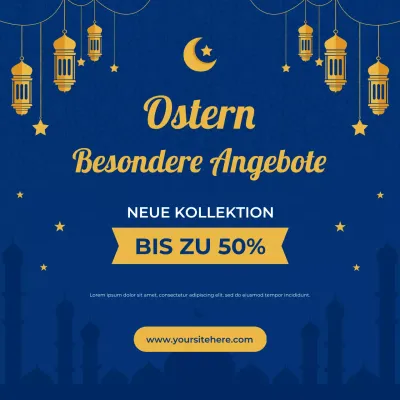 Ramadan Social Media Promotion Verkauf