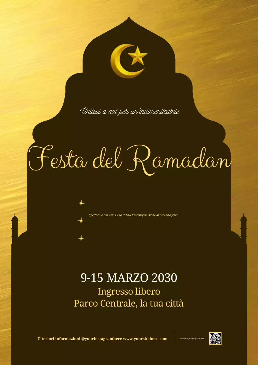 Promozione dell'evento Ramadan