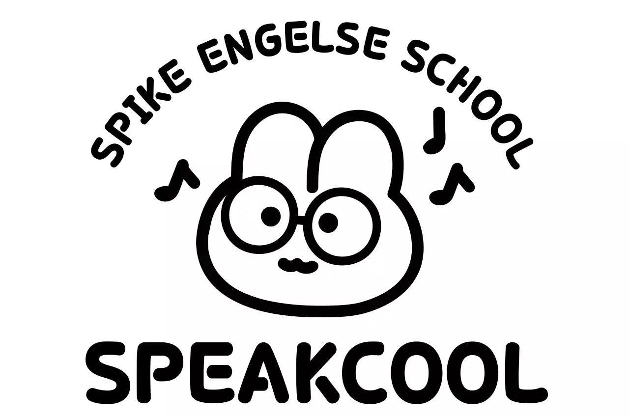 Schattig handgetekend konijntje educatief logo