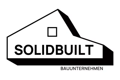 Schwarzes Standard-Konstruktionslogo