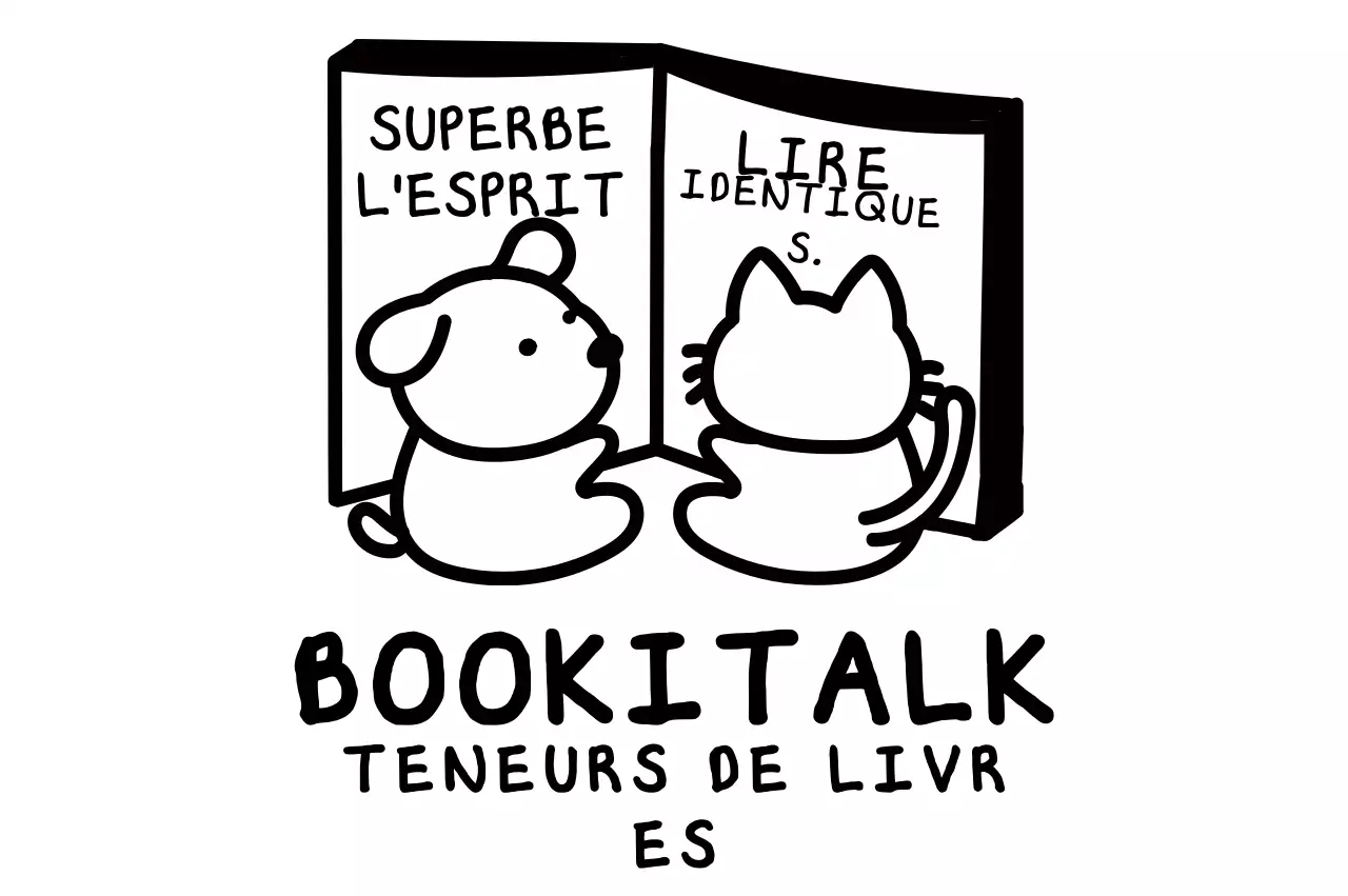 Cadeaux de lecture en noir et blanc