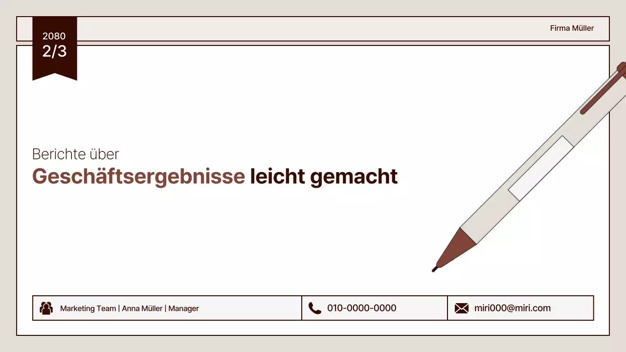 Beige clean report Beschreibung